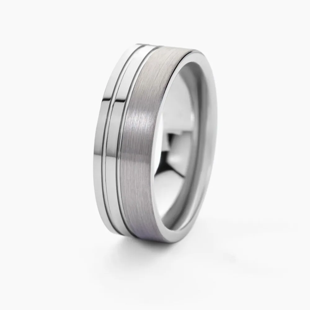 Bague Jume Tugstene Blanc|JOURDAN New