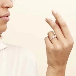 Bague Julia Or Blanc Diamant|Marc Orian Sale
