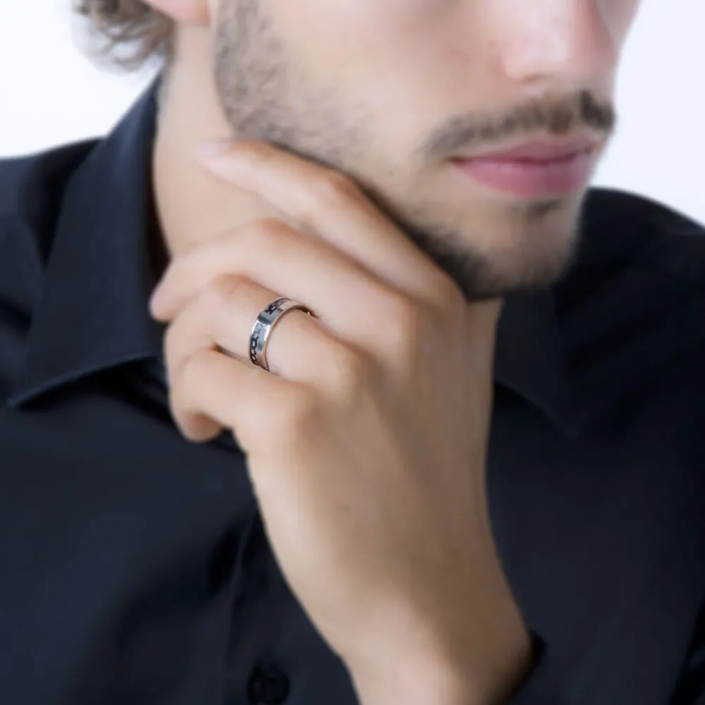 Bague Karly Acier Blanc|JOURDAN Sale