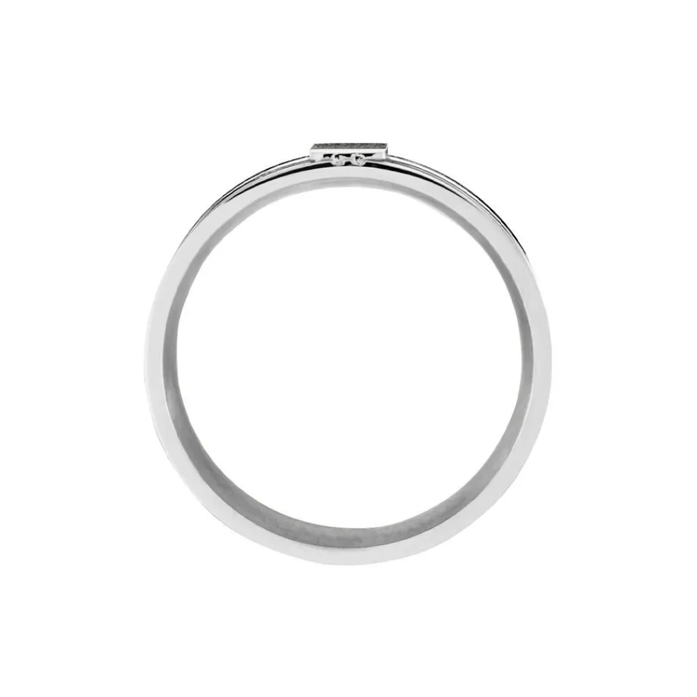 Bague Karly Acier Blanc|JOURDAN Sale