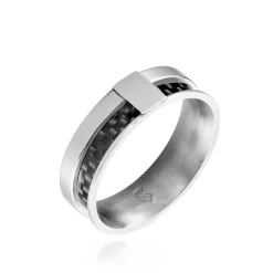 Bague Karly Acier Blanc|JOURDAN Sale