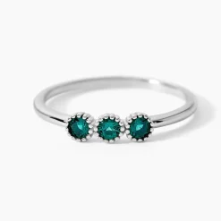 Bague Kasey Argent Blanc Oxyde De Zirconium|Marc Orian New