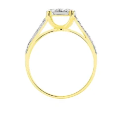 Bague Kate Or Jaune Diamant Synthétique|Marc Orian Outlet