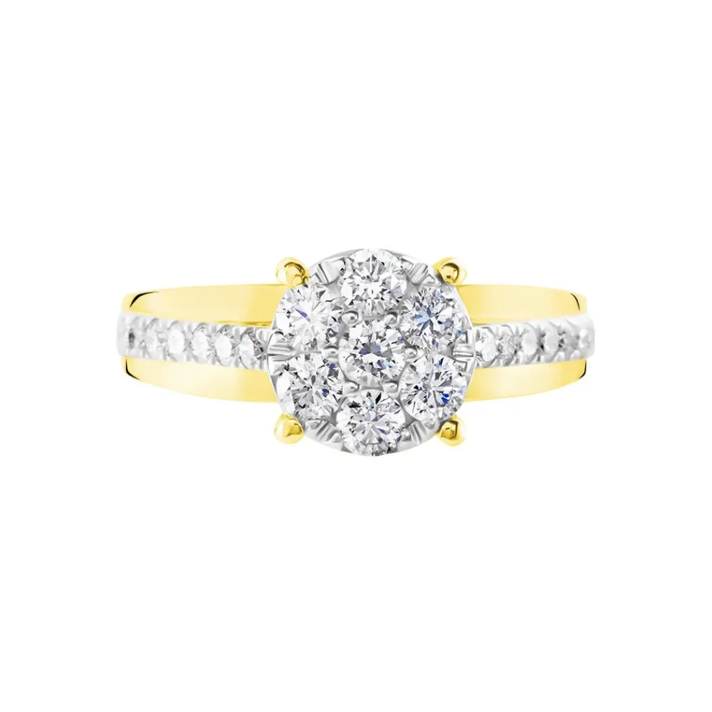 Bague Kate Or Jaune Diamant Synthétique|Marc Orian Outlet