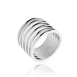 Bague Klelya Acier Blanc|Marc Orian New
