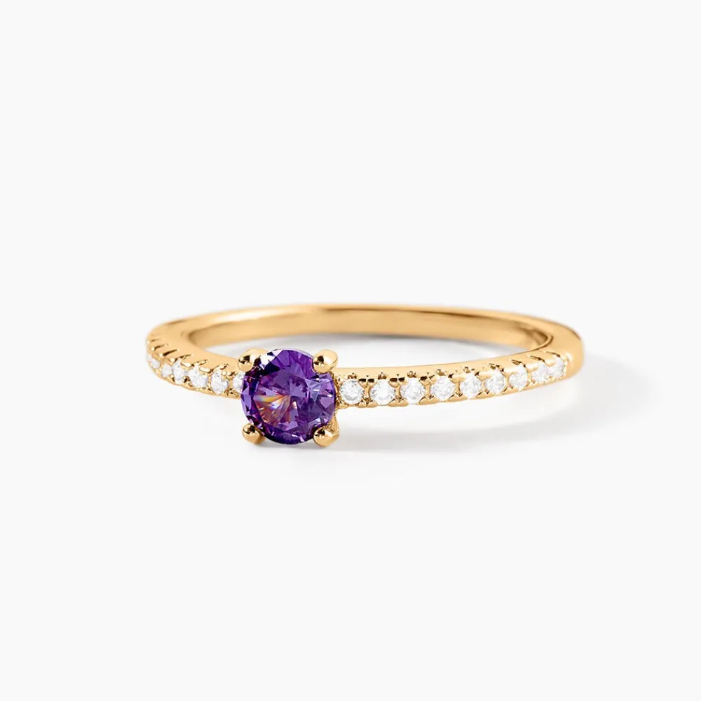 Bague Kurt Plaqué Or Jaune Oxyde De Zirconium|Marc Orian