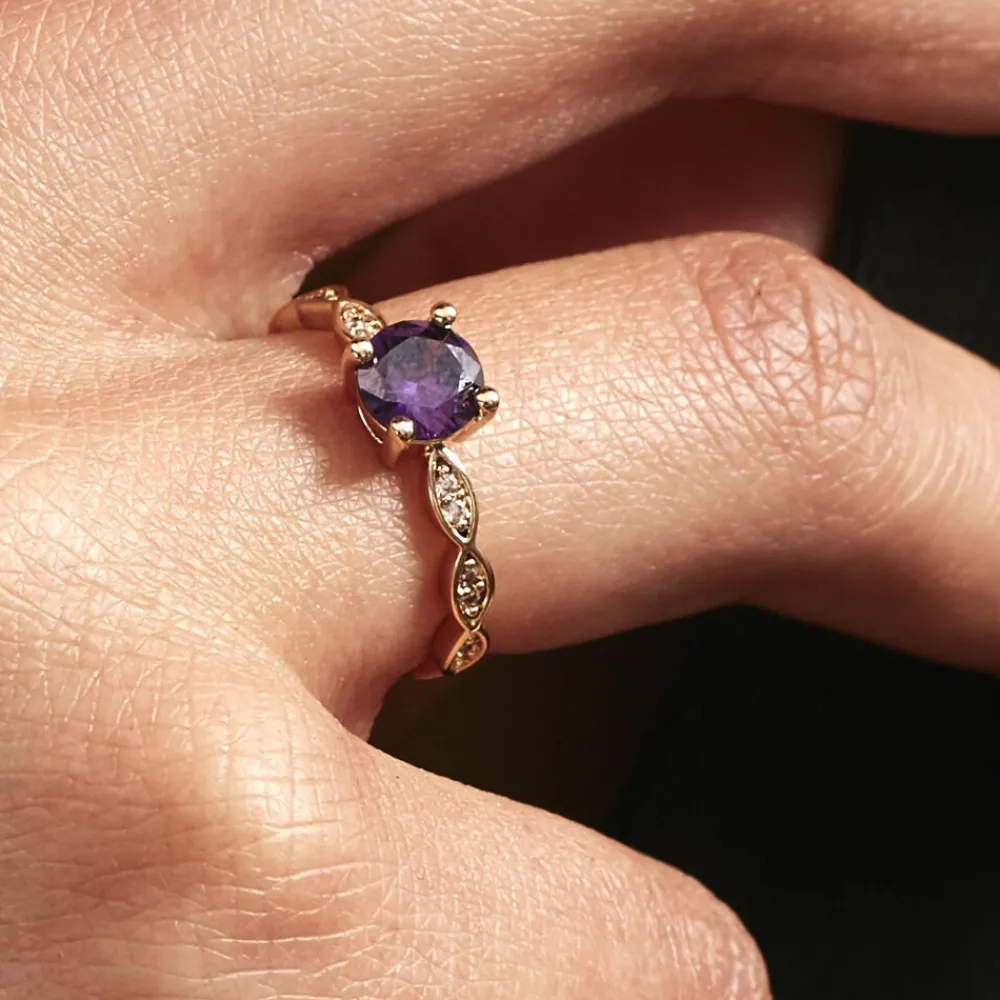 Bague Kurt Plaqué Or Jaune Oxyde De Zirconium|Marc Orian