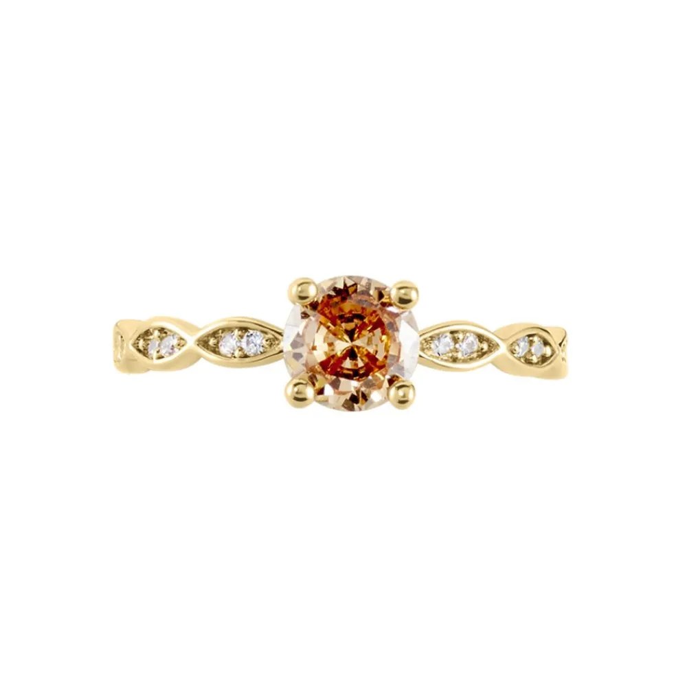 Bague Kurt Plaqué Or Jaune Oxyde De Zirconium|Marc Orian Sale