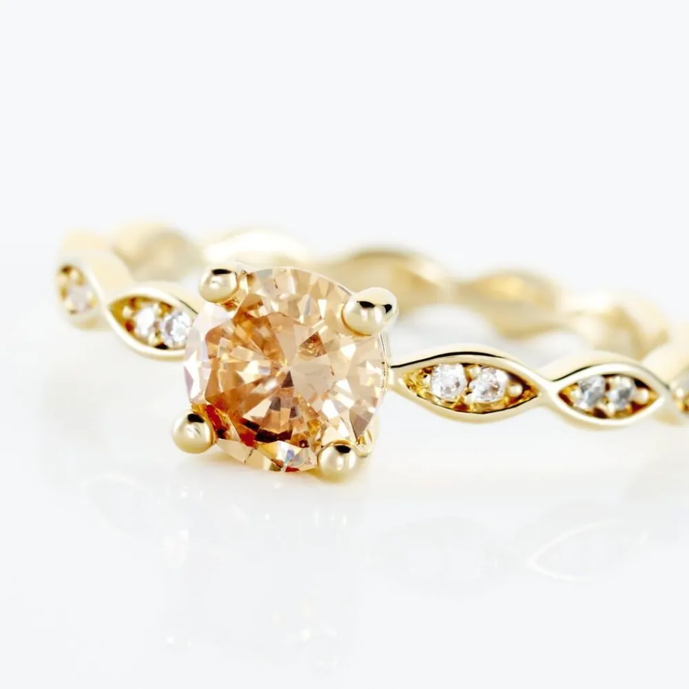 Bague Kurt Plaqué Or Jaune Oxyde De Zirconium|Marc Orian Sale