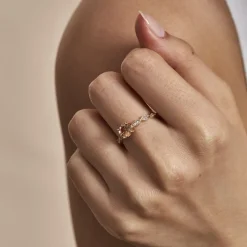 Bague Kurt Plaqué Or Jaune Oxyde De Zirconium|Marc Orian Sale