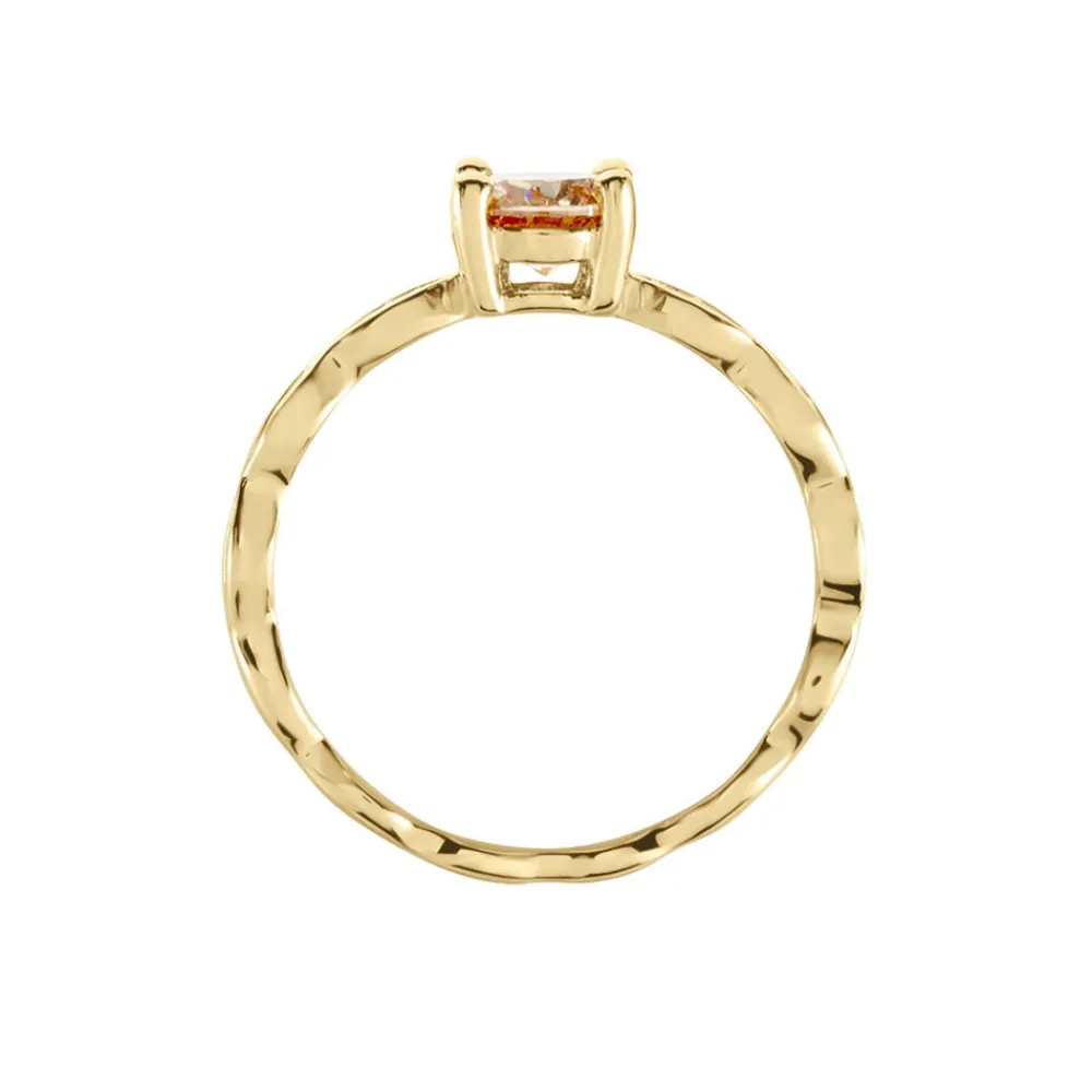 Bague Kurt Plaqué Or Jaune Oxyde De Zirconium|Marc Orian Sale