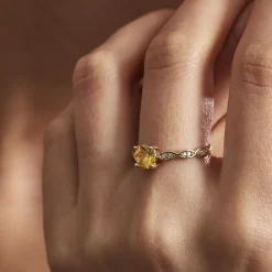 Bague Kurt Plaqué Or Jaune Oxyde De Zirconium|Marc Orian New