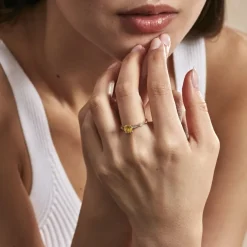 Bague Kurt Plaqué Or Jaune Oxyde De Zirconium|Marc Orian New