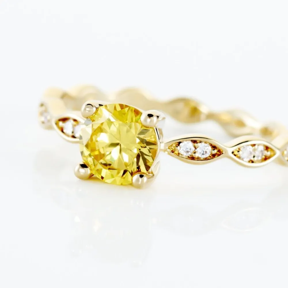 Bague Kurt Plaqué Or Jaune Oxyde De Zirconium|Marc Orian New