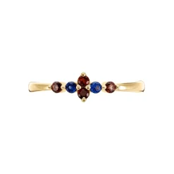 Bague Laeticia Plaqué Or Doré Pierres De Synthèses|Marc Orian Hot