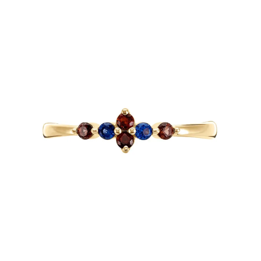 Bague Laeticia Plaqué Or Doré Pierres De Synthèses|Marc Orian Hot