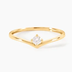 Bague Laocadia Or Jaune Diamant Synthétique|Marc Orian Hot