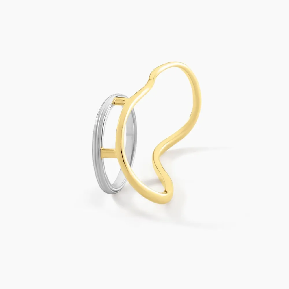 Bague Lara Argent Bicolore|Marc Orian Hot