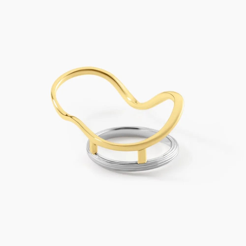 Bague Lara Argent Bicolore|Marc Orian Hot