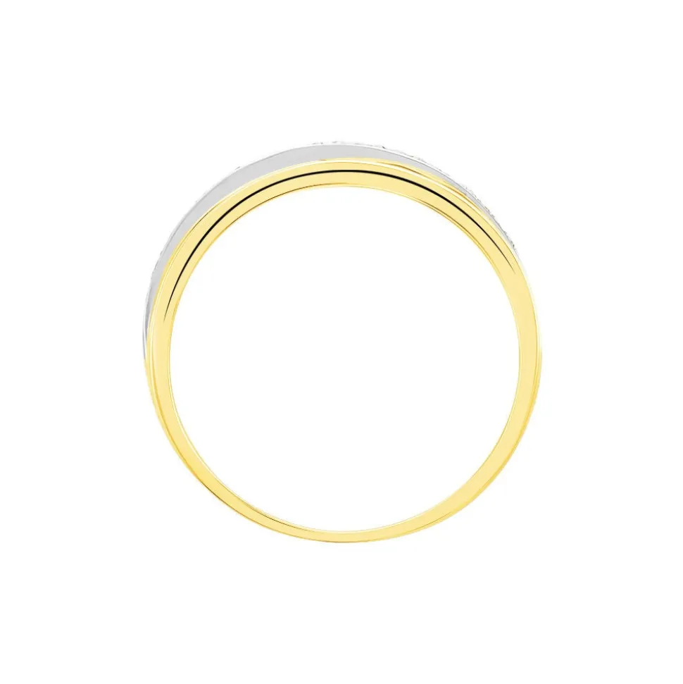 Bague Layan Or Tricolore Diamant