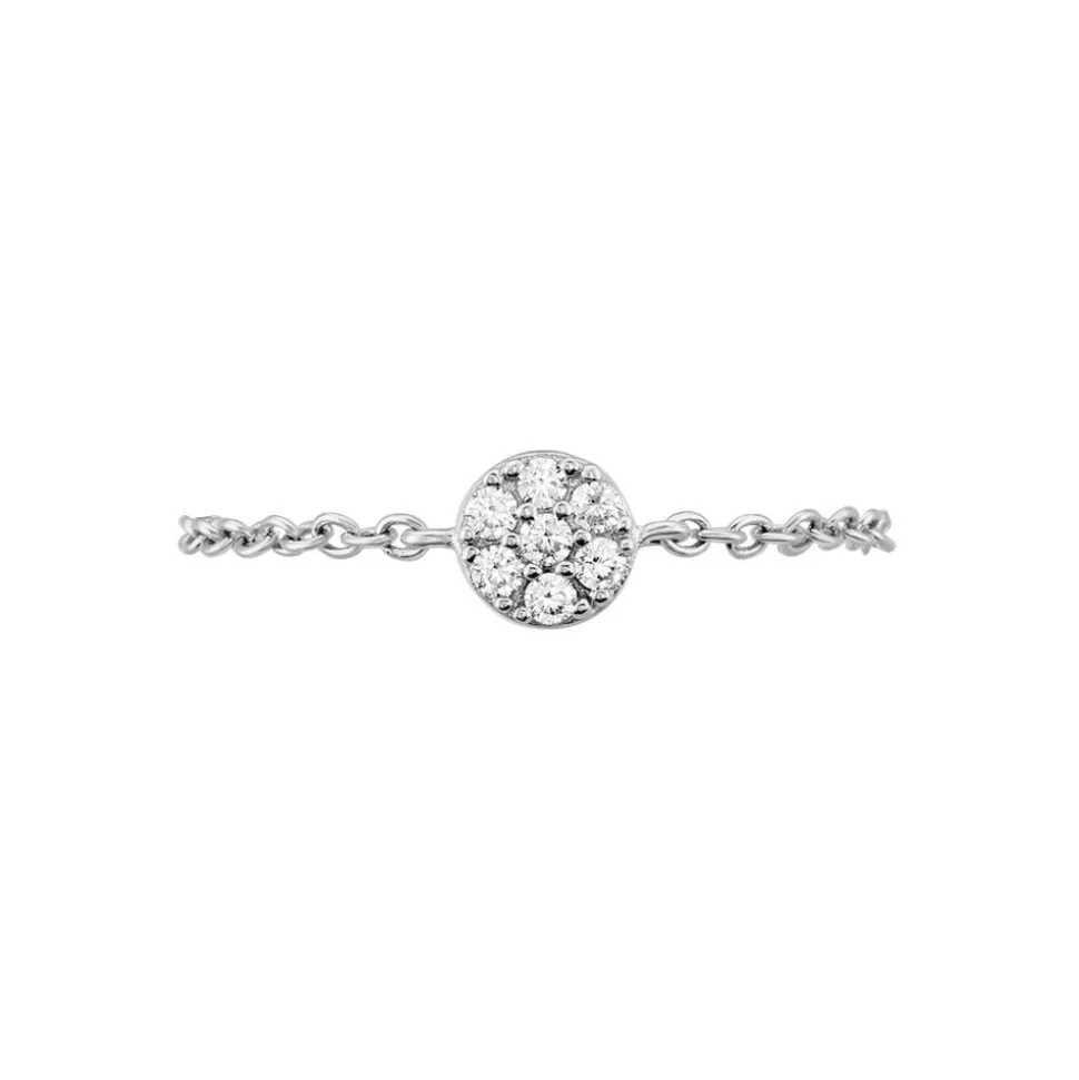 Bague Lesiane Argent Blanc Oxyde De Zirconium