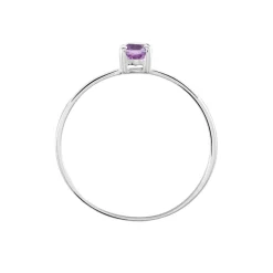 Bague Lily Or Blanc Amethyste|Marc Orian Online