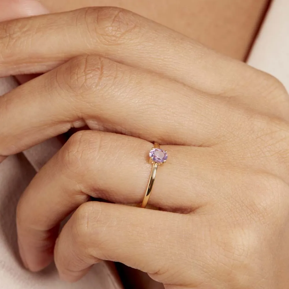 Bague Lily Or Jaune Amethyste|Marc Orian Discount