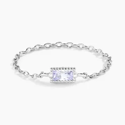 Bague Lipa Argent Blanc Oxyde De Zirconium|Marc Orian Hot