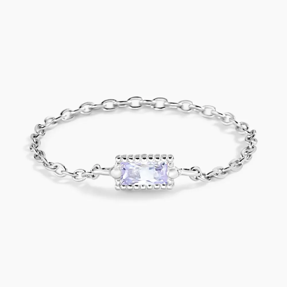 Bague Lipa Argent Blanc Oxyde De Zirconium|Marc Orian Hot
