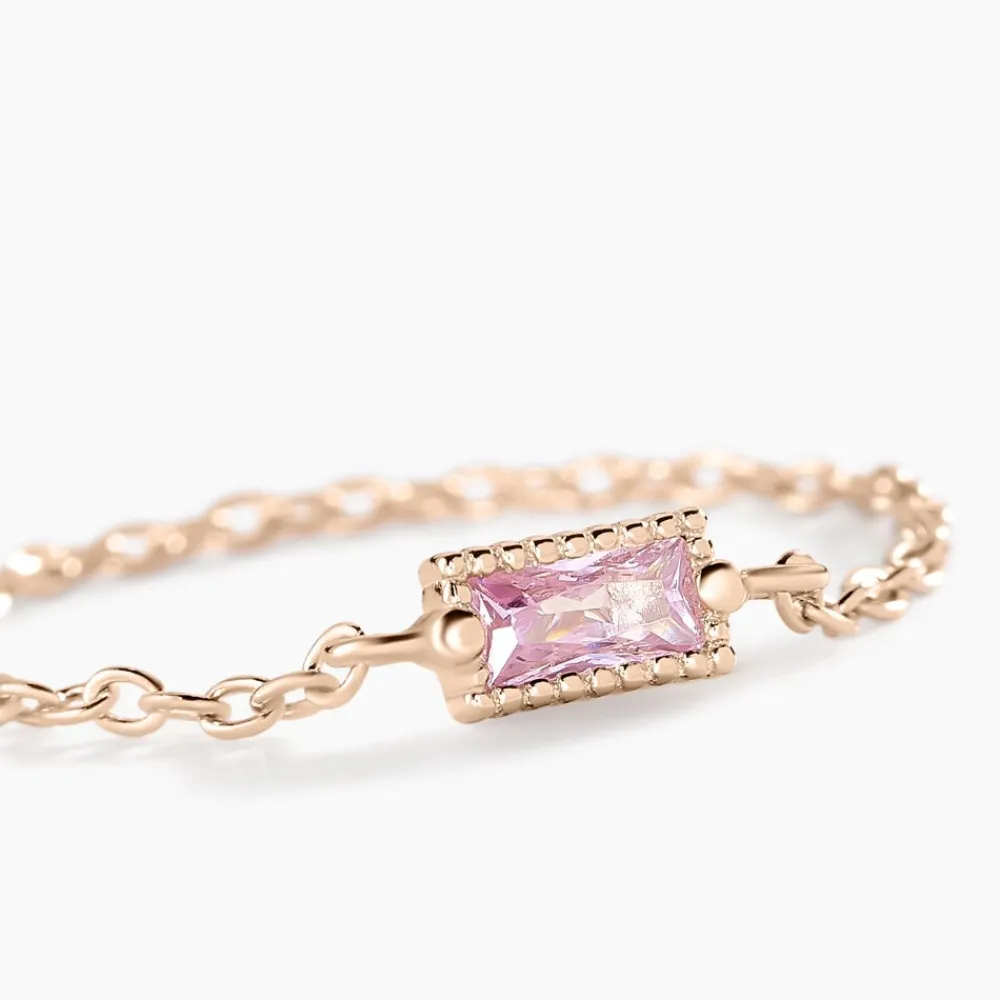 Bague Lipa Argent Rose Oxyde De Zirconium|Marc Orian Hot