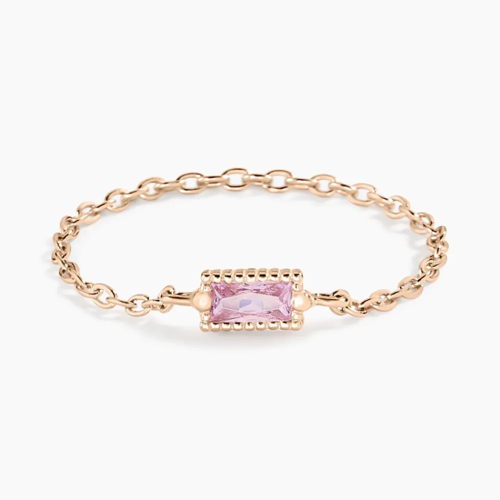 Bague Lipa Argent Rose Oxyde De Zirconium|Marc Orian Hot