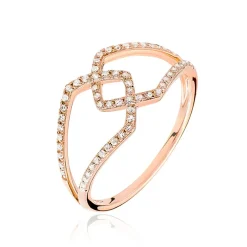Bague Lisa Or Rose Diamant