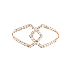 Bague Lisa Or Rose Diamant