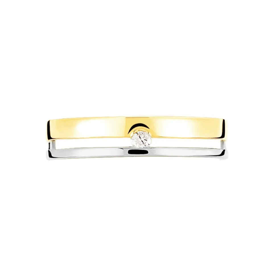 Bague Lola Or Bicolore Diamant