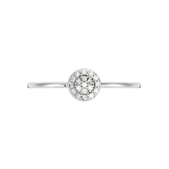 Bague Lorainne Argent Blanc Oxyde De Zirconium