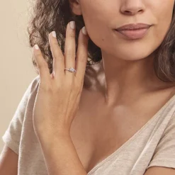 Bague Loriane Or Blanc Topaze Et Oxyde De Zirconium|Marc Orian Best