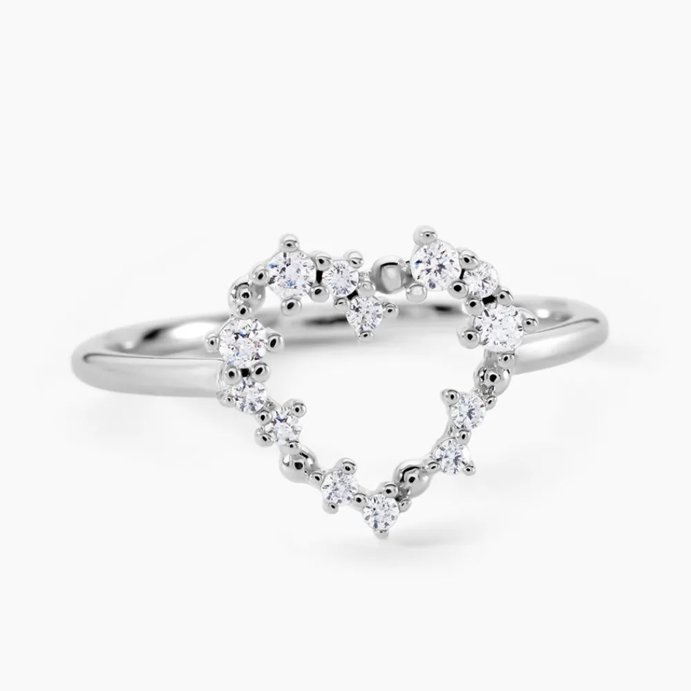 Bague Lovella Argent Blanc Oxyde De Zirconium|Marc Orian New