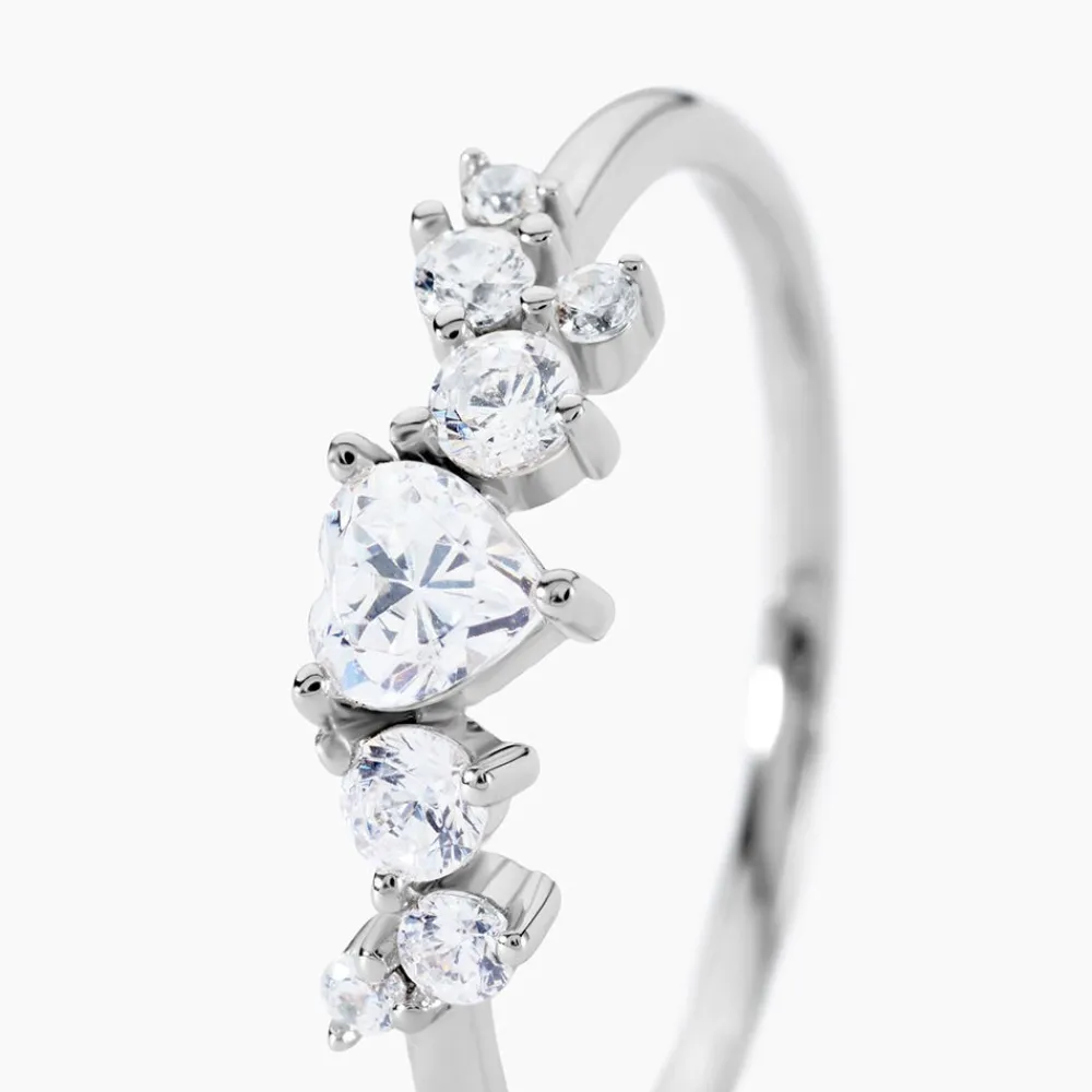 Bague Lovella Argent Blanc Oxyde De Zirconium|Marc Orian Sale