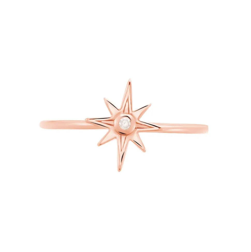 Bague Maelya Argent Rose Oxyde De Zirconium