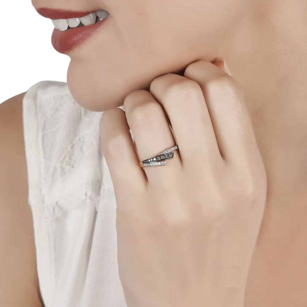 Bague Maelys Or Rose Diamant|Marc Orian