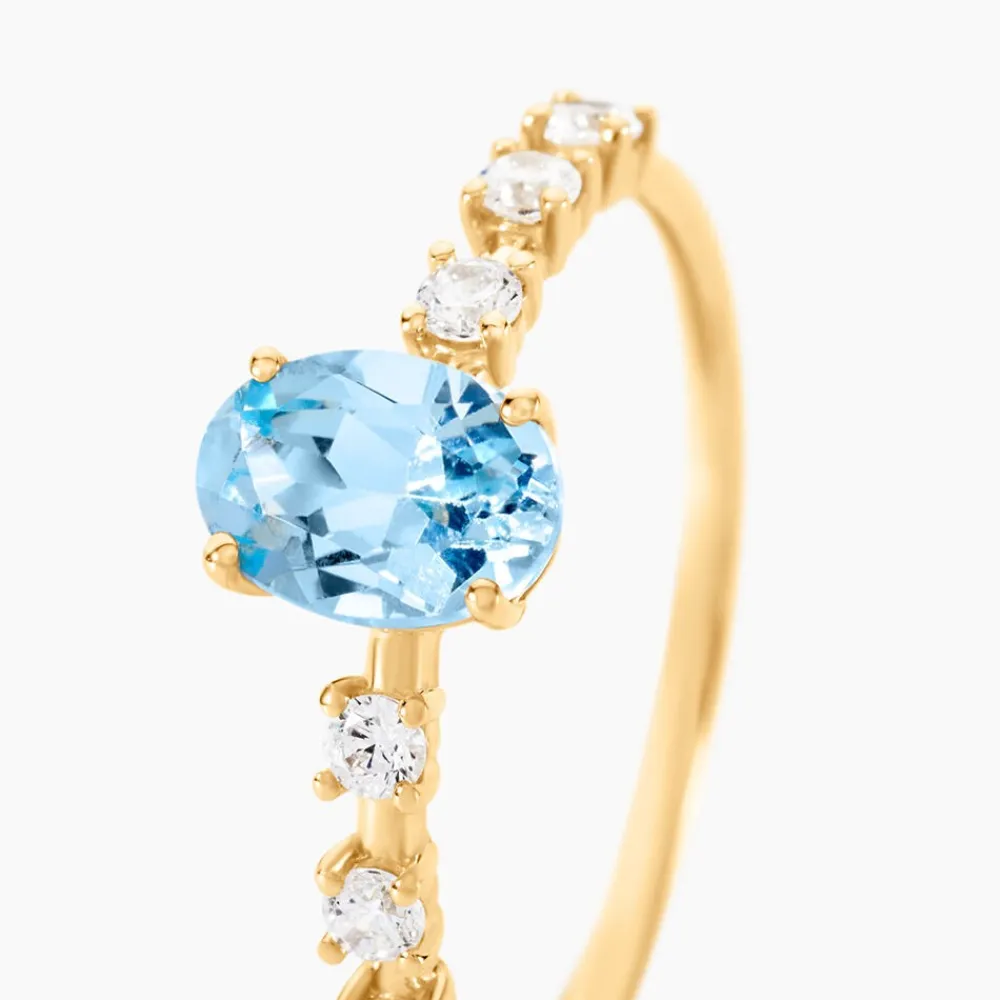 Bague Mahendra Or Jaune Topaze Oxyde De Zirconium|Marc Orian Sale