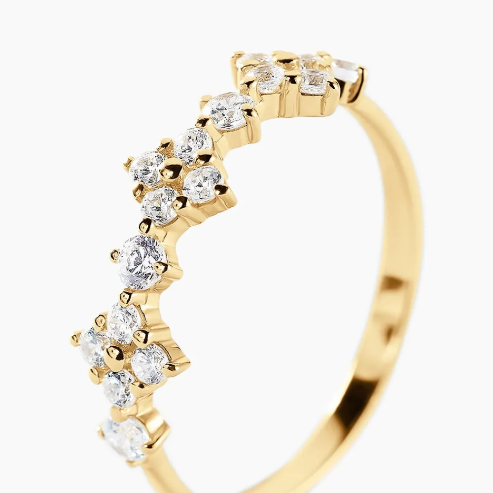 Bague Majestueuse Or Jaune Oxyde De Zirconium|Marc Orian Hot