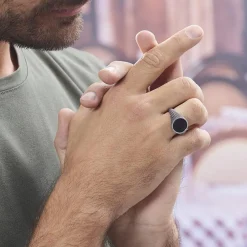 Bague Malek Argent Blanc|Marc Orian
