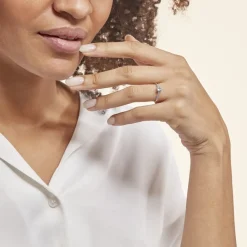 Bague Manon Or Blanc Topaze Et Oxyde De Zirconium|Marc Orian Clearance