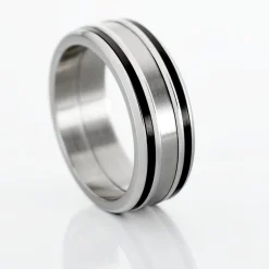 Bague Margalith Acier Blanc