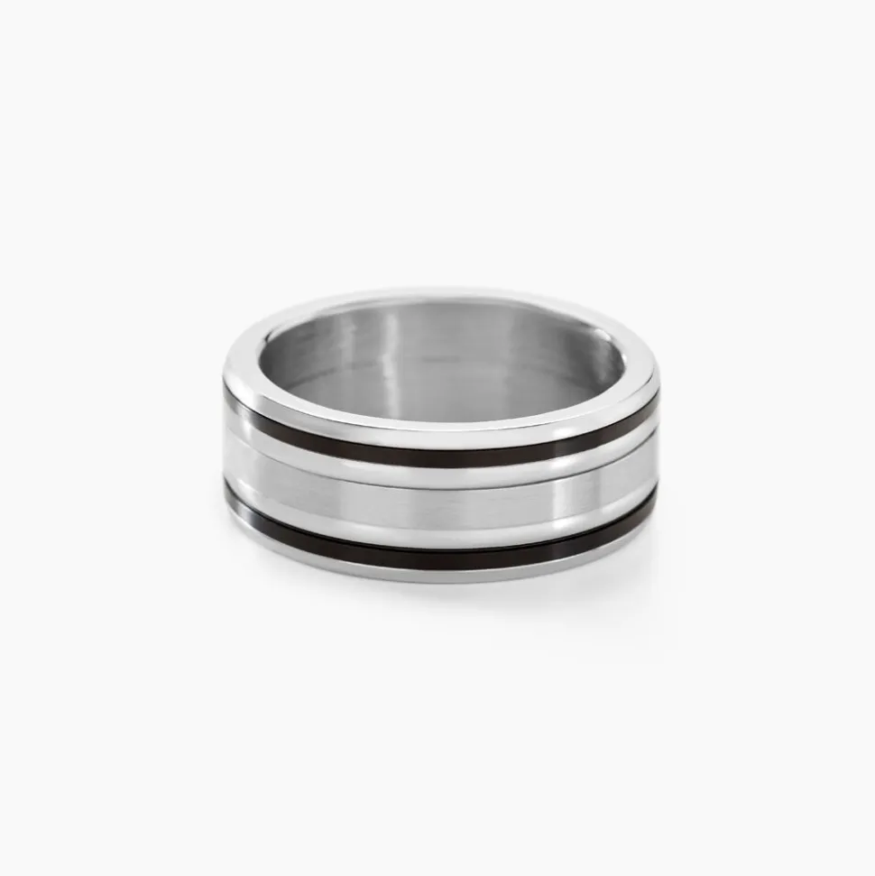 Bague Margalith Acier Blanc
