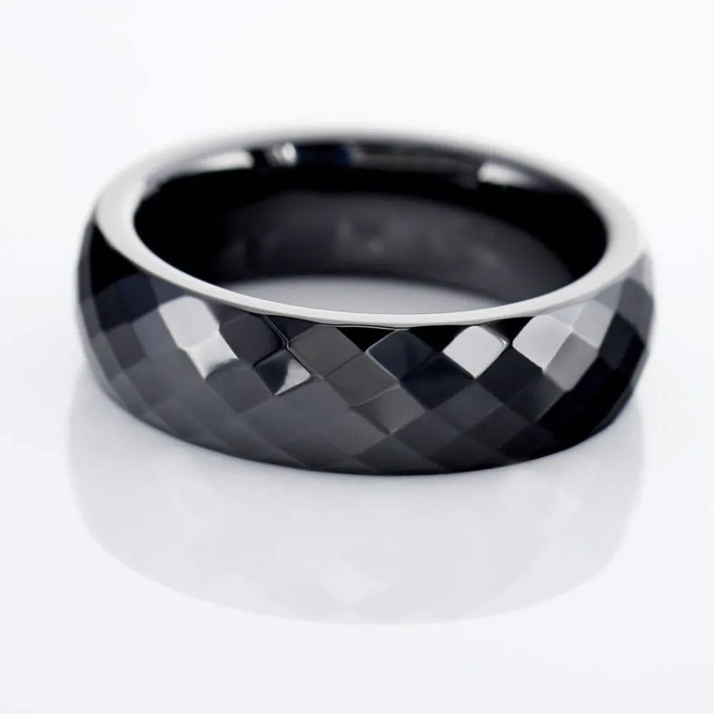 Bague Marichka Ceramique Noir Céramique|Marc Orian