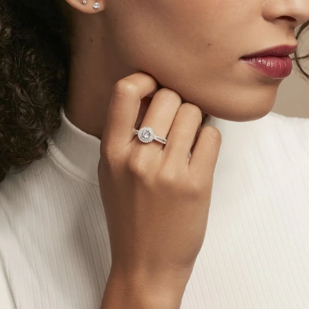 Bague Marie-felix Argent Blanc Oxyde De Zirconium|Marc Orian New