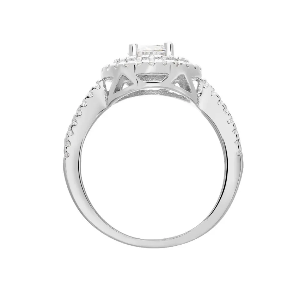 Bague Marie-felix Argent Blanc Oxyde De Zirconium|Marc Orian New