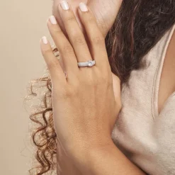 Bague Marilyn Argent Blanc Oxyde De Zirconium|Marc Orian Best